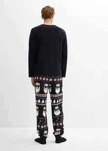 Pigiama a maniche lunghe in puro cotone, bonprix