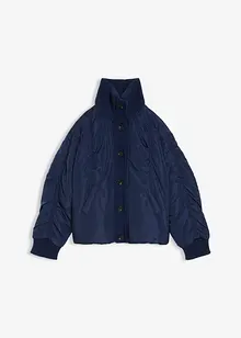 Giacca imbottita con bordi in maglia, bonprix