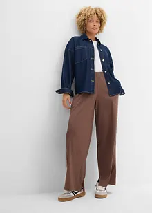 Pantaloni in jersey interlock, bonprix