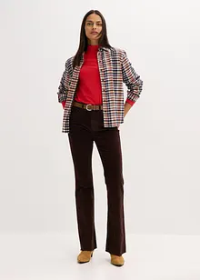 Pantaloni in velluto a coste flared, bonprix