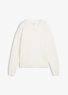 Maglione oversize in puro cotone, bonprix