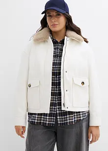 Giacca invernale in simil lana, bonprix