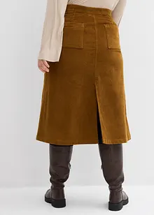 Gonna di velluto a coste, bonprix