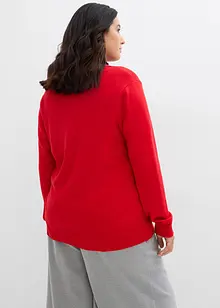 Cardigan lungo in soffice misto viscosa, bonprix