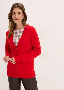 Cardigan lungo in soffice misto viscosa, bonprix