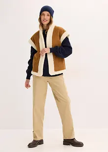 Maglione oversize con lavorazione a trecce, bonprix