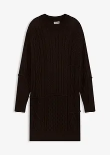 Abito in maglia a trecce, bonprix