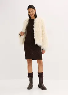 Abito in maglia a trecce, bonprix