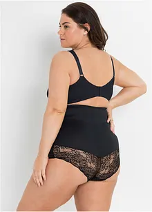 Culotte contenitiva con pizzo ed effetto modellante forte, bonprix