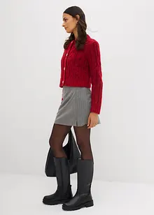 Cardigan in filato grosso di misto lana morbido, bonprix