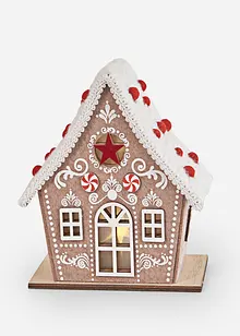 Decorazione LED a forma di casetta di pan di zenzero, bonprix