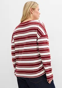 Maglia oversize in puro cotone a maniche lunghe, bonprix