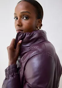 Giacca trapuntata in nappa d'agnello, bonprix