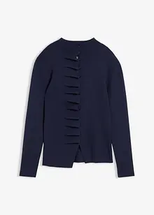 Cardigan in filato fine di misto viscosa morbido, bonprix