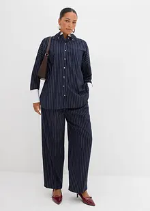 Camicia a righe in misto viscosa, bonprix