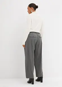 Pantaloni con cinta comoda in misto viscosa, bonprix