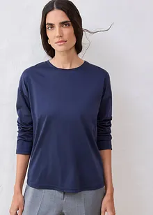 Maglia a maniche lunghe in misto seta, bonprix