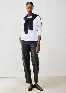 Maglia a maniche lunghe in misto seta, bonprix