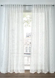 Tenda trasparente lucida in batista, disponibile anche extra lunga (pacco da 1), bonprix