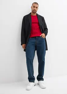 Maglione in filato fine a trecce, slim fit, bonprix