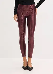 Leggings lucidi in similpelle, bonprix