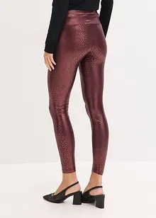 Leggings lucidi in similpelle, bonprix