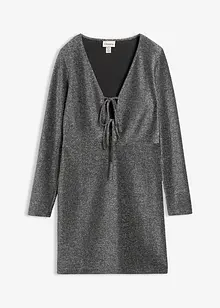 Miniabito lucido con laccetti, bonprix