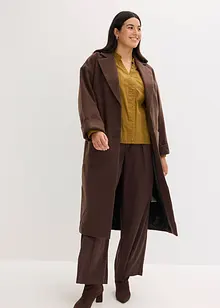 Blusa in cotone con dettagli in pizzo, bonprix