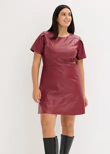 Abito corto in similpelle, bonprix