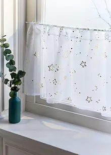 Tenda a vetro con stelle lucide, bonprix