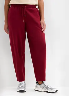 Pantaloni barrel in felpa di puro cotone biologico, bonprix