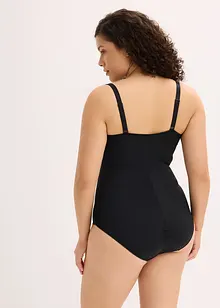 Body modellante con effetto modellante leggero e filato glitterato, bonprix