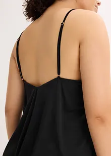 Sottoveste di satin con filato glitterato, bonprix