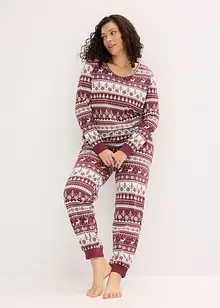 Pigiama in puro cotone biologico, bonprix