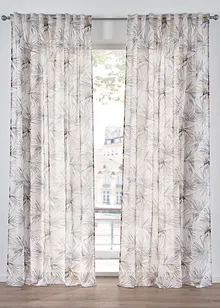 Tenda trasparente con stampa (pacco da 1), bonprix