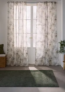 Tenda trasparente con stampa (pacco da 1), bonprix