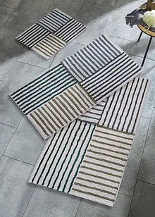 Tappeto da bagno con motivo a righe, bonprix