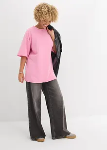 Felpa lunga in puro cotone, bonprix