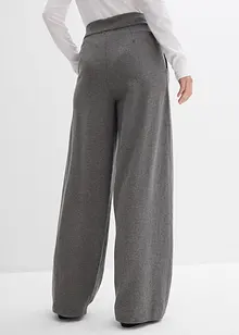 Pantaloni in maglia di misto cachemire morbido, bonprix