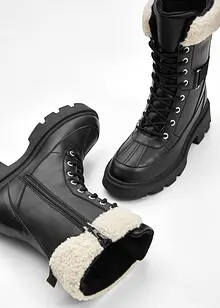 Scarponcini stringati foderati, bonprix