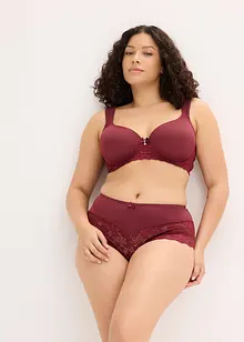 Culotte a vita alta con pizzo, bonprix