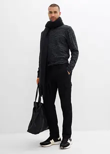 Pantaloni cargo elasticizzati termici regular fit, straight, bonprix