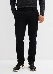 Pantaloni cargo elasticizzati termici regular fit, straight, bonprix