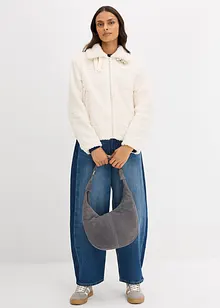 Pelliccia sintetica corta in pile teddy, bonprix