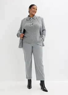 Maglione polo con percentuale di lana, bonprix