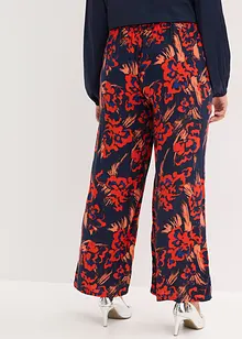 Pantaloni a palazzo in crêpe leggero di viscosa, bonprix