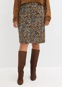 Gonna in misto cotone elasticizzato, bonprix