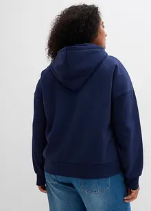 Felpa oversize in misto cotone, bonprix