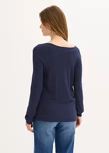 Maglione in misto viscosa fluente, bonprix