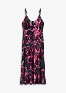 Abito midi in velluto lucido, bonprix